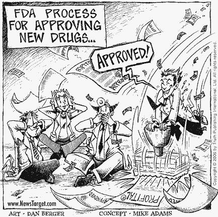 The FDA seems to have a little trouble seeing.