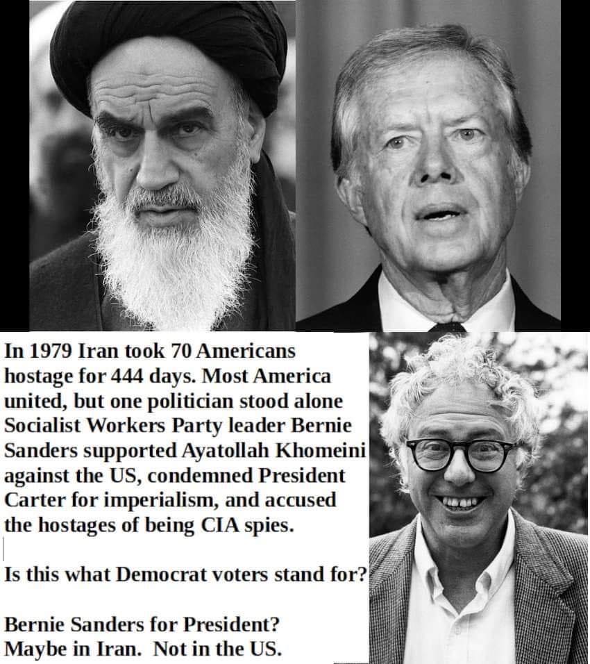 Bernie Sanders supported the iranians during the iranian hostage crisis