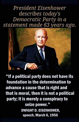 President Eisenhower describes today's democratic party