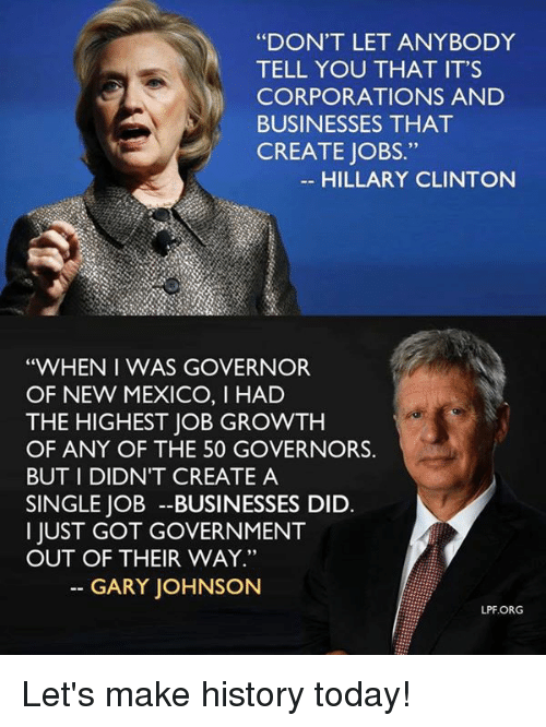 Don't let anybody tell you it was businesses and corporations that create jobs