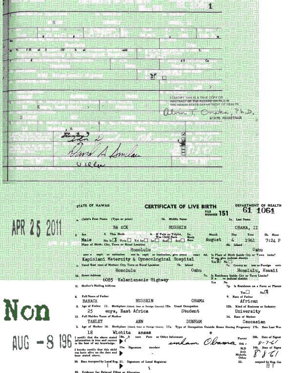 obama's birth certificate