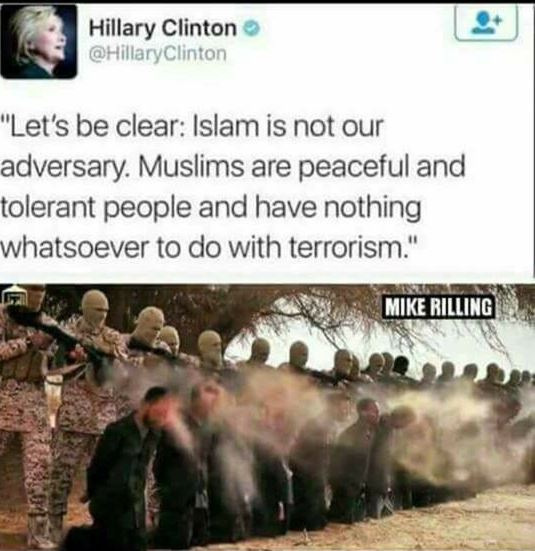Hillary's love for Muslims