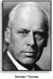 Norman Thomas, Socialists candidate for president 1928