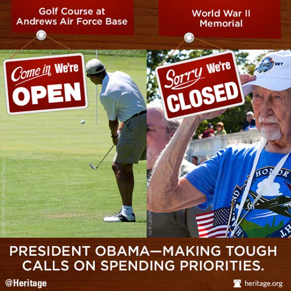 obama making tuff calls, at the golf course