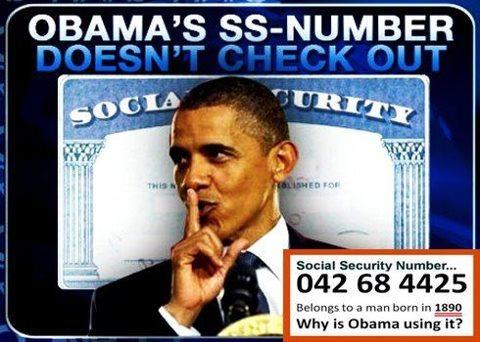 obama's SS # belongs to another person