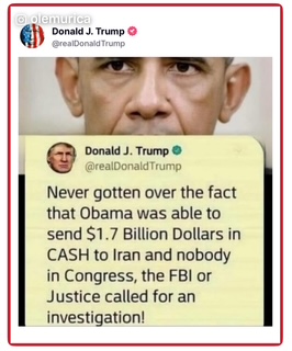 Obama gave our enemies 1.7 Billion $ cash